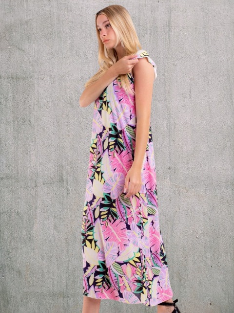 Vestido Dama Seda Fria Largo T3 al T7